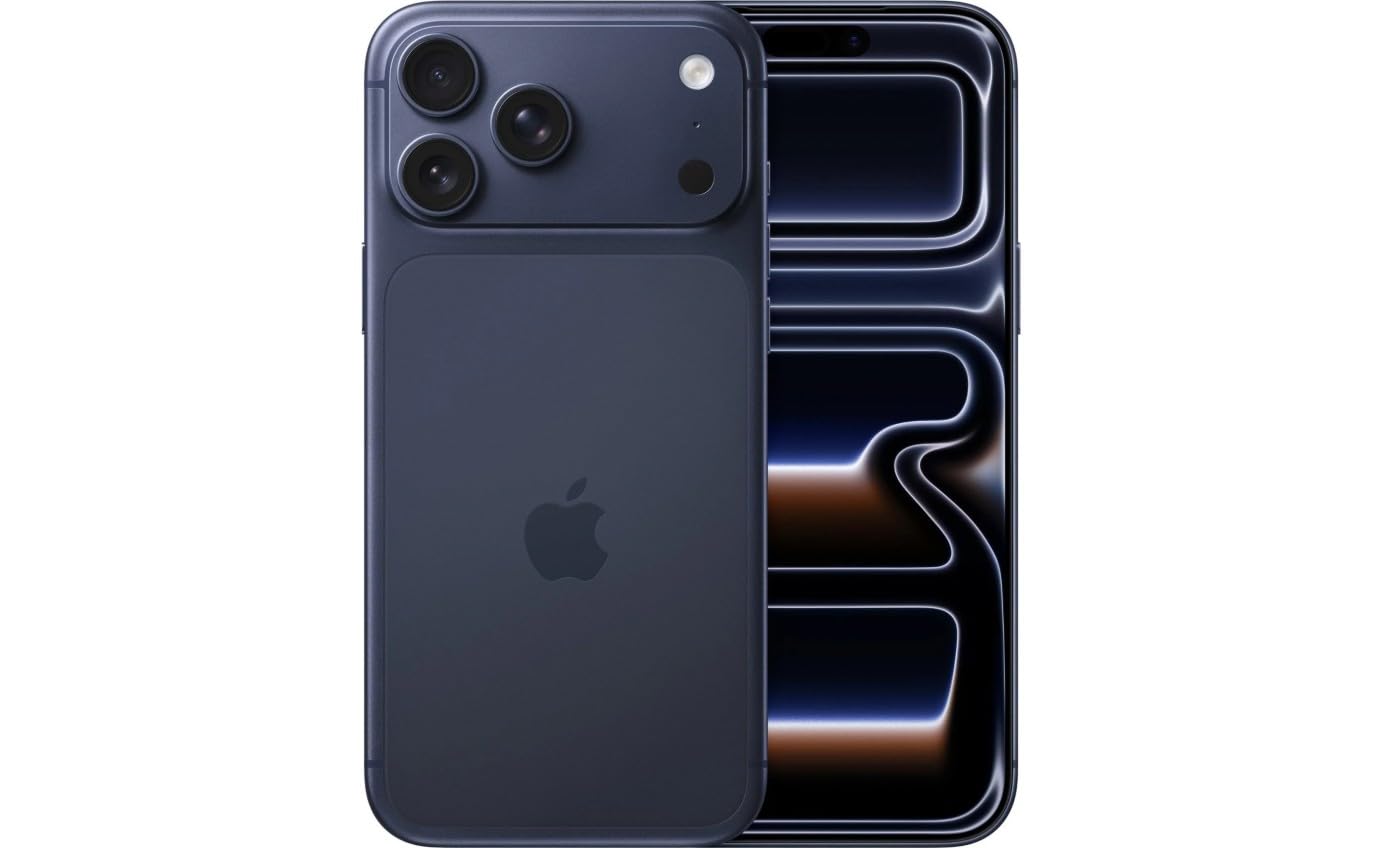 Apple iPhone 17 Pro Max, US Version, 512GB, eSIM, Deep Blue- Unlocked (Renewed Premium)