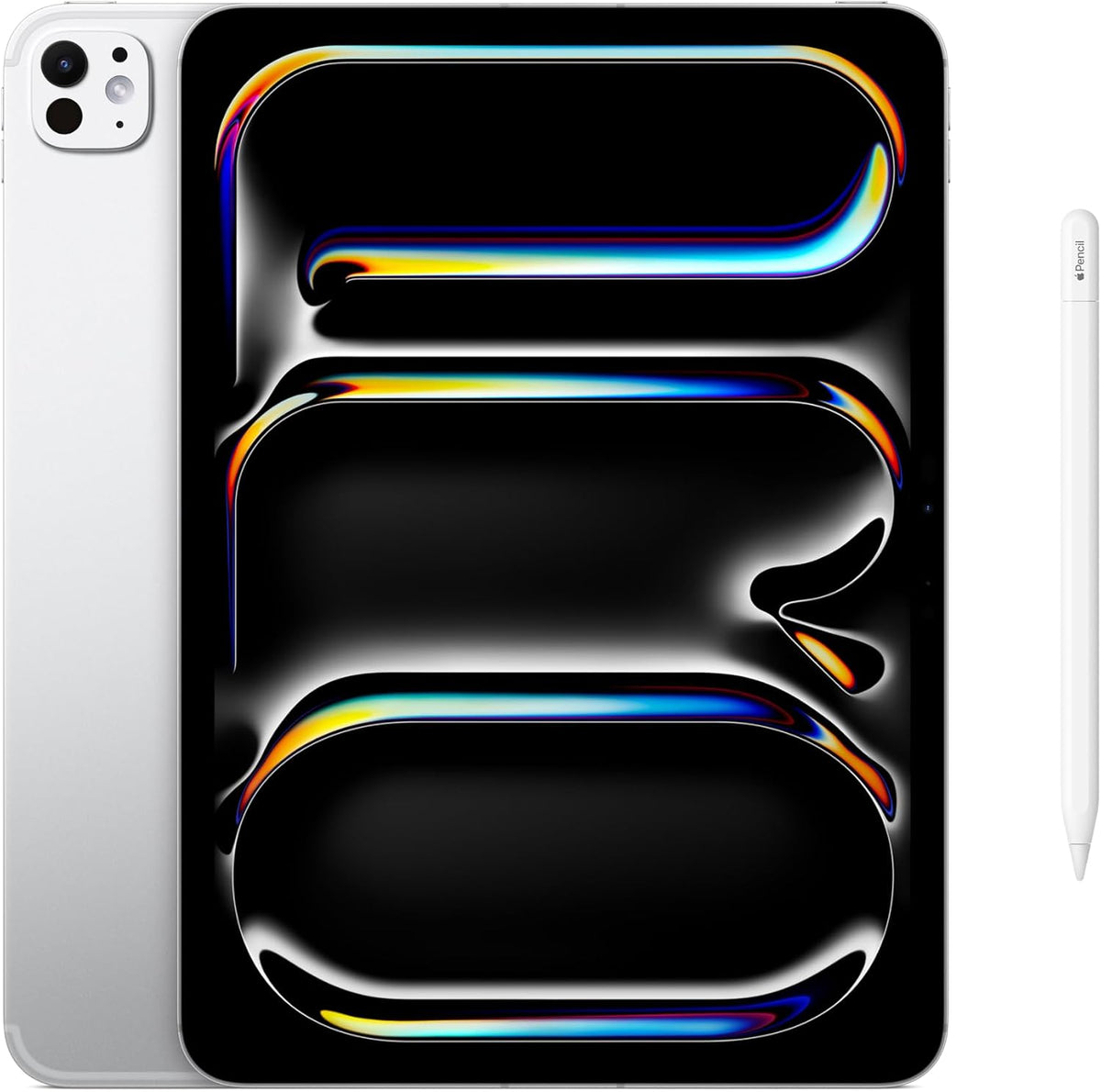 Apple iPad Pro 11-inch (M5): Ultra Retina XDR Display, 256GB, Landscape 12MP Front Camera/12MP Back Camera, LiDAR Scanner, Wi-Fi 7 with Apple N1, Face ID, All-Day Battery Life — Silver by