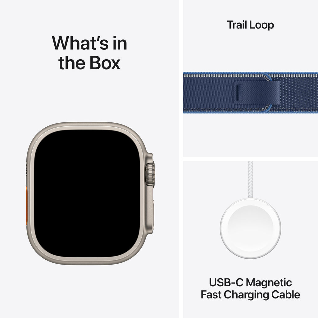 Apple Watch Ultra 3 [GPS + Cellular 49mm] Running & Multisport Smartwatch w/Rugged Titanium Case w/Black Titanium Milanese Loop - L. Satellite Communications, Advanced Health & Fitness Tracking