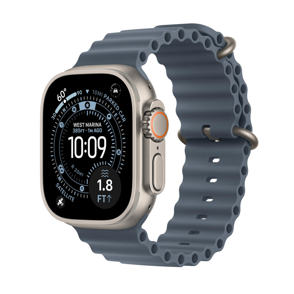Apple Watch Ultra 3 [GPS + Cellular 49mm] Running & Multisport Smartwatch w/Rugged Titanium Case w/Black Titanium Milanese Loop - L. Satellite Communications, Advanced Health & Fitness Tracking