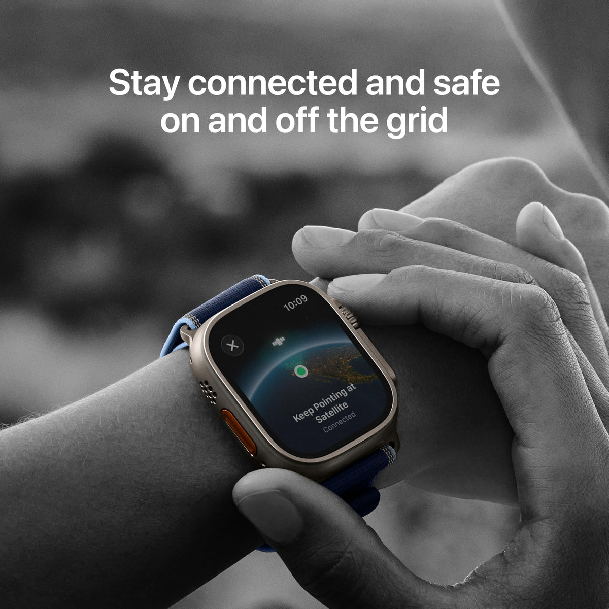 Apple Watch Ultra 3 [GPS + Cellular 49mm] Running & Multisport Smartwatch w/Rugged Titanium Case w/Black Titanium Milanese Loop - L. Satellite Communications, Advanced Health & Fitness Tracking