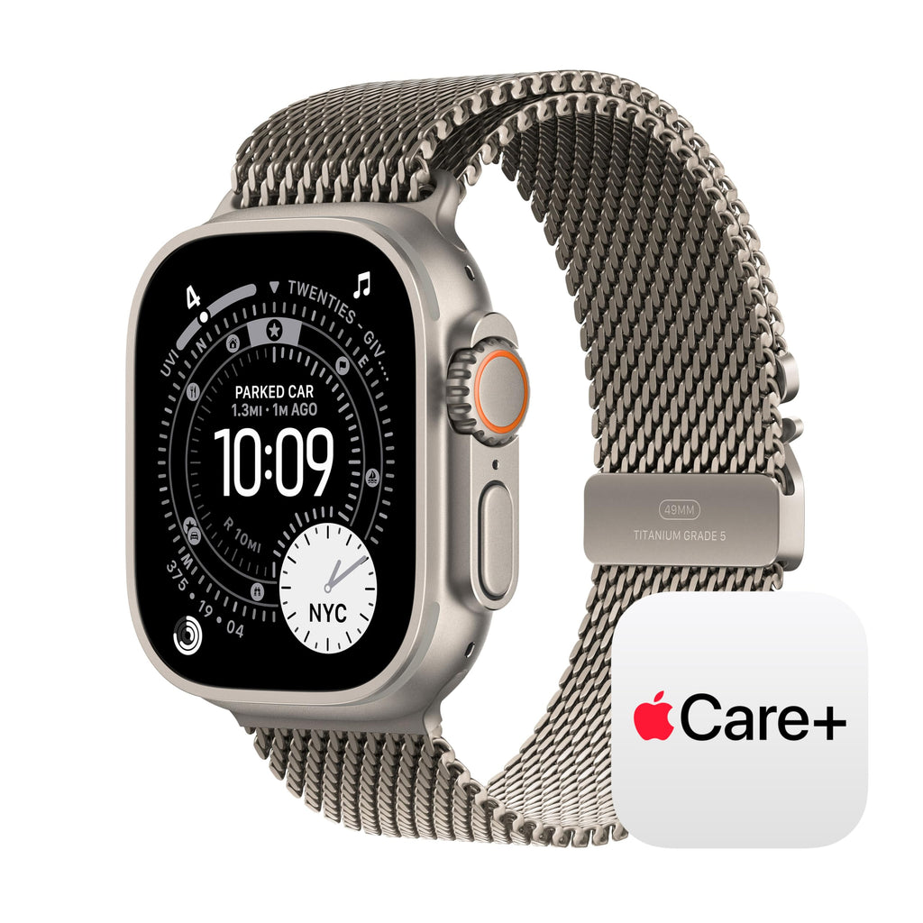 Apple Watch Ultra 3 [GPS + Cellular 49mm] Running & Multisport Smartwatch w/Rugged Titanium Case w/Black Titanium Milanese Loop - L. Satellite Communications, Advanced Health & Fitness Tracking