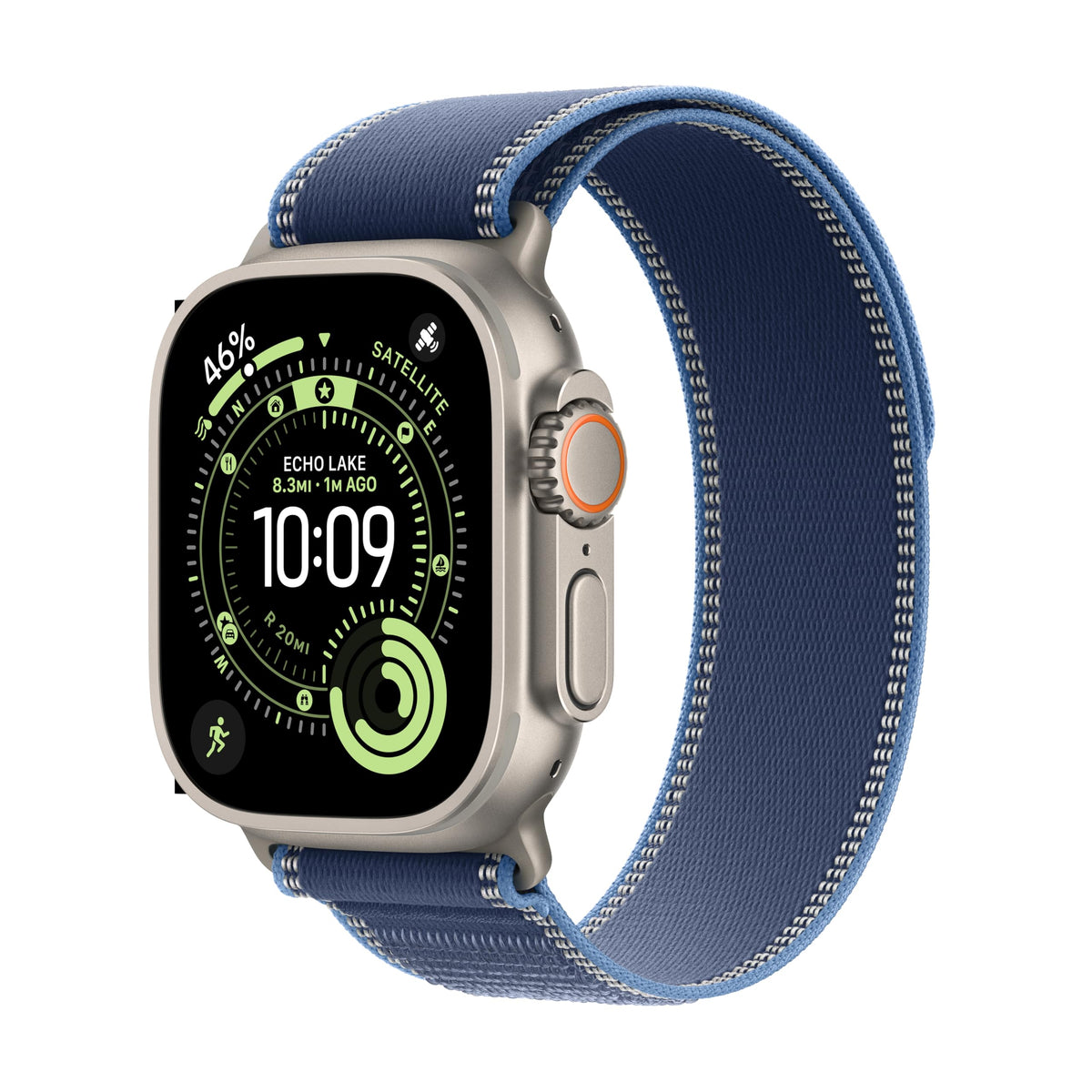Apple Watch Ultra 3 [GPS + Cellular 49mm] Running & Multisport Smartwatch w/Rugged Titanium Case w/Black Titanium Milanese Loop - L. Satellite Communications, Advanced Health & Fitness Tracking
