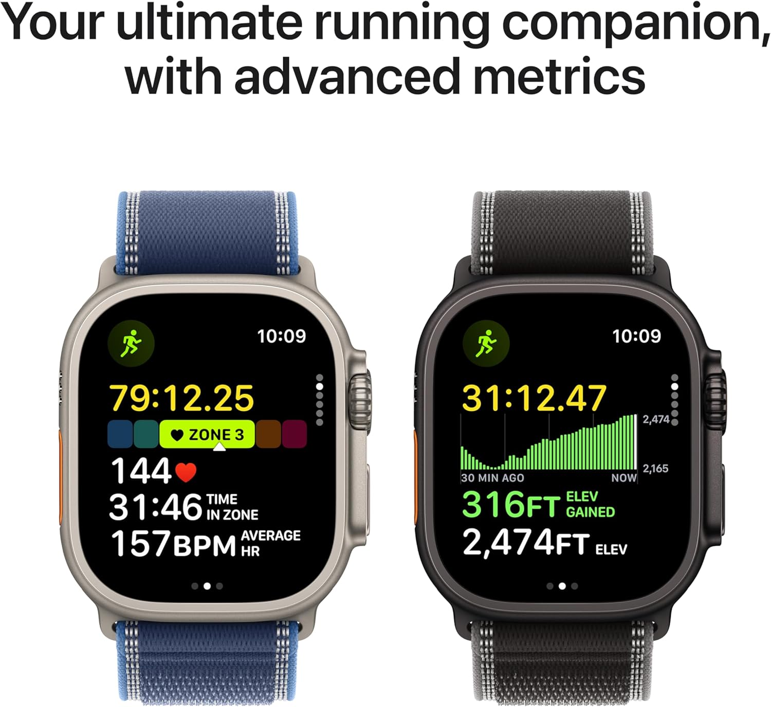Apple Watch Ultra 3 [GPS + Cellular 49mm] Running & Multisport Smartwatch w/Rugged Titanium Case w/Black Titanium Milanese Loop - L. Satellite Communications, Advanced Health & Fitness Tracking